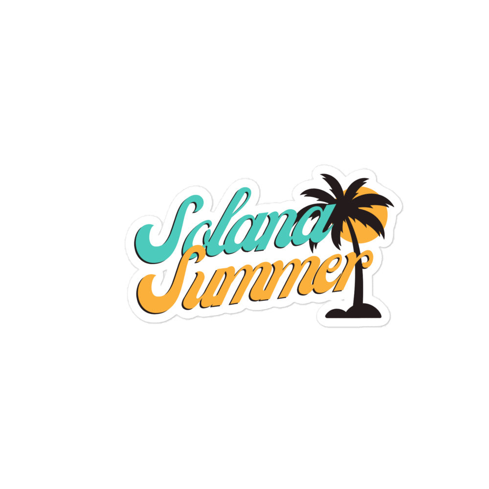 Solana Summer stickers
